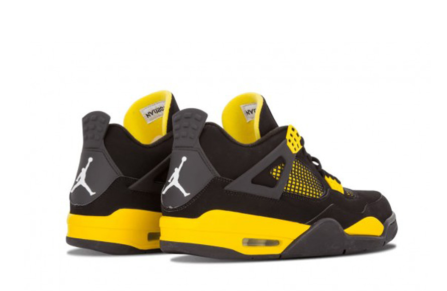 jordan 4 yellow thunder fake vs real