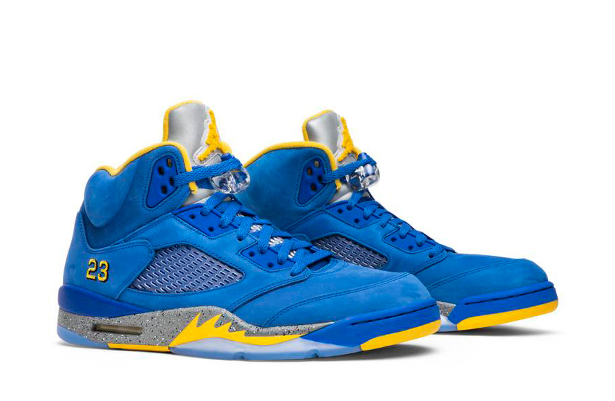 Buy Fake Jordan 5 'Laney' Blue AJ Basketball Shoes | JordanKicks.org